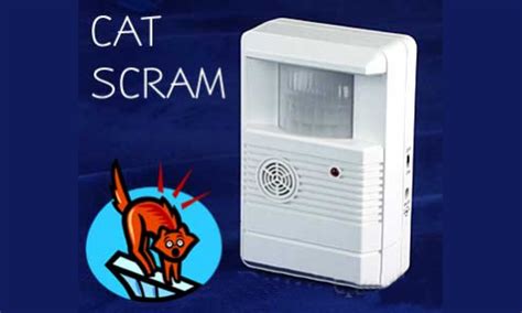 catscram review|Powerhouse Products Catscram Electronic Cat Repellent (No Adapter).